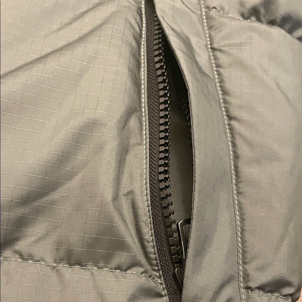 Gray Puffer Jacket - Picture 3 of 5